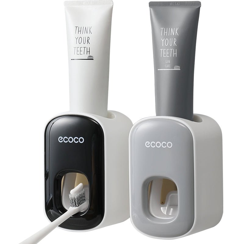 ECOCO Automatic Toothpaste Dispenser Wall Mount Bathroom Bathroom Acce