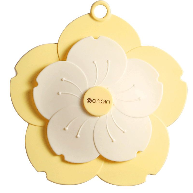 GonQin Flower Shape Smell Stopper For Tub Anti-Odor Silicone Mat - GonQin